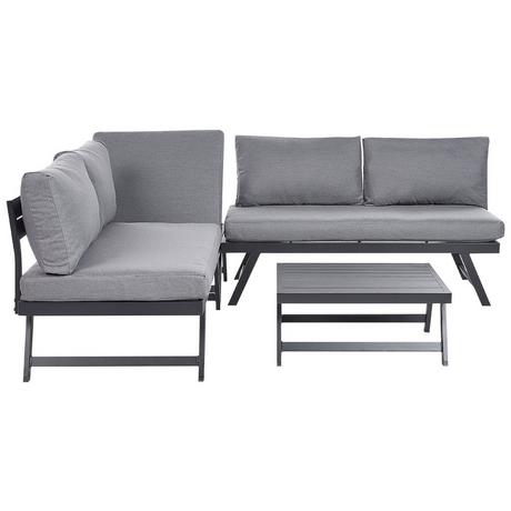 Beliani Lounge Set aus Aluminium Modern COCCORINO  