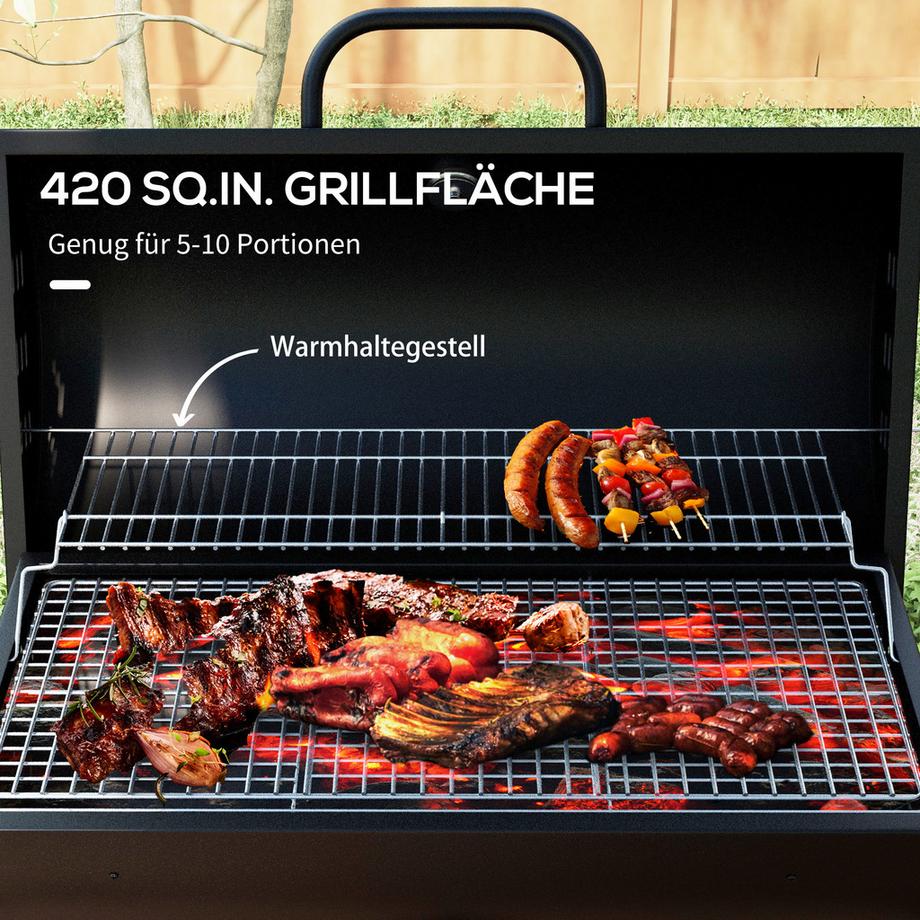 Outsunny  Holzkohlegrill 