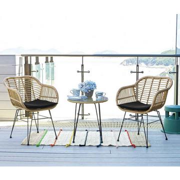 Garten-Sitzgruppe Formida natur (3-tlg)