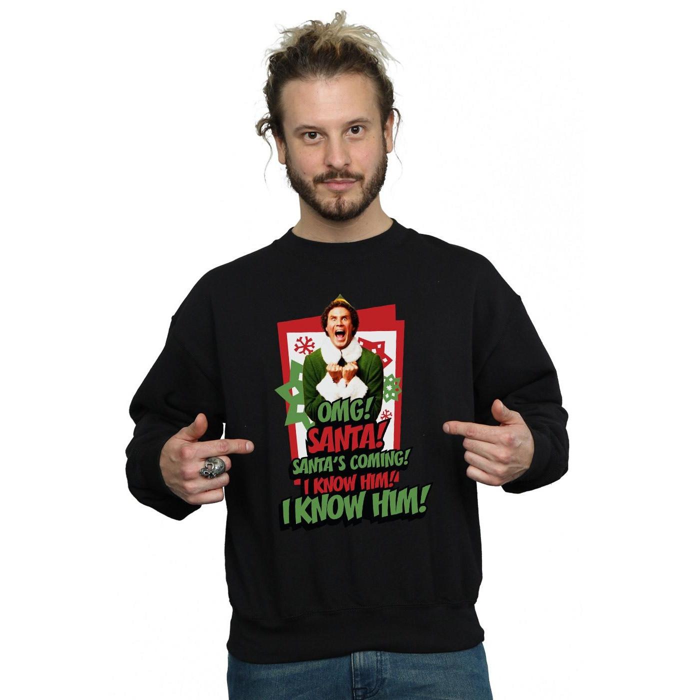 Elf  OMG Santa Sweatshirt 