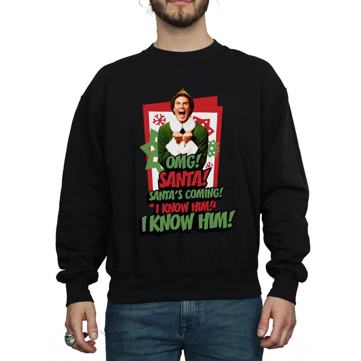 Elf  OMG Santa Sweatshirt 