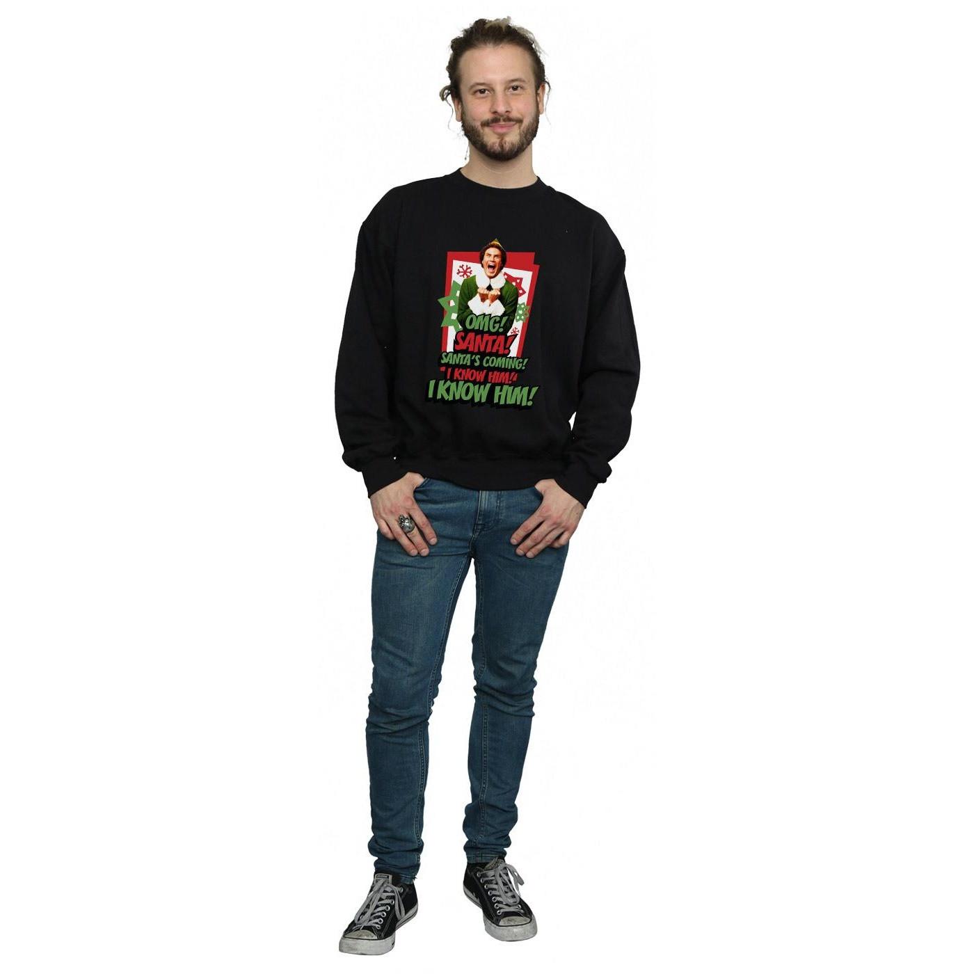 Elf  OMG Santa Sweatshirt 