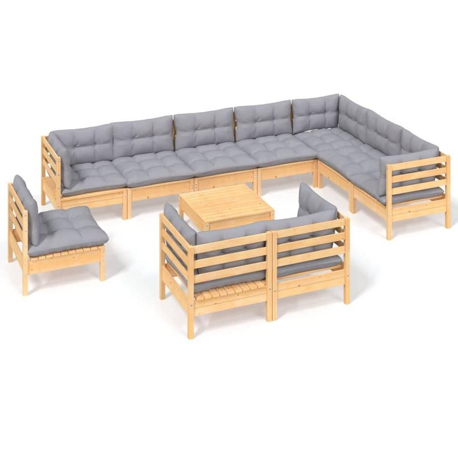 set salotto da giardino Legno di pino