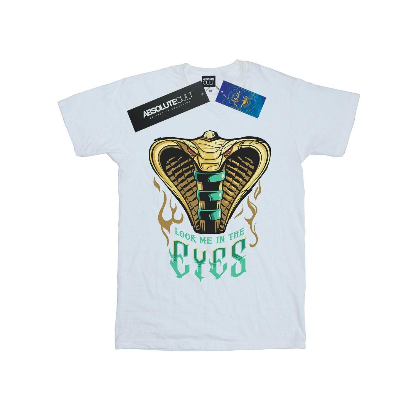 Image of Aladdin Movie Jafar Snake Eyes Tshirt Mädchen Weiss 140/146