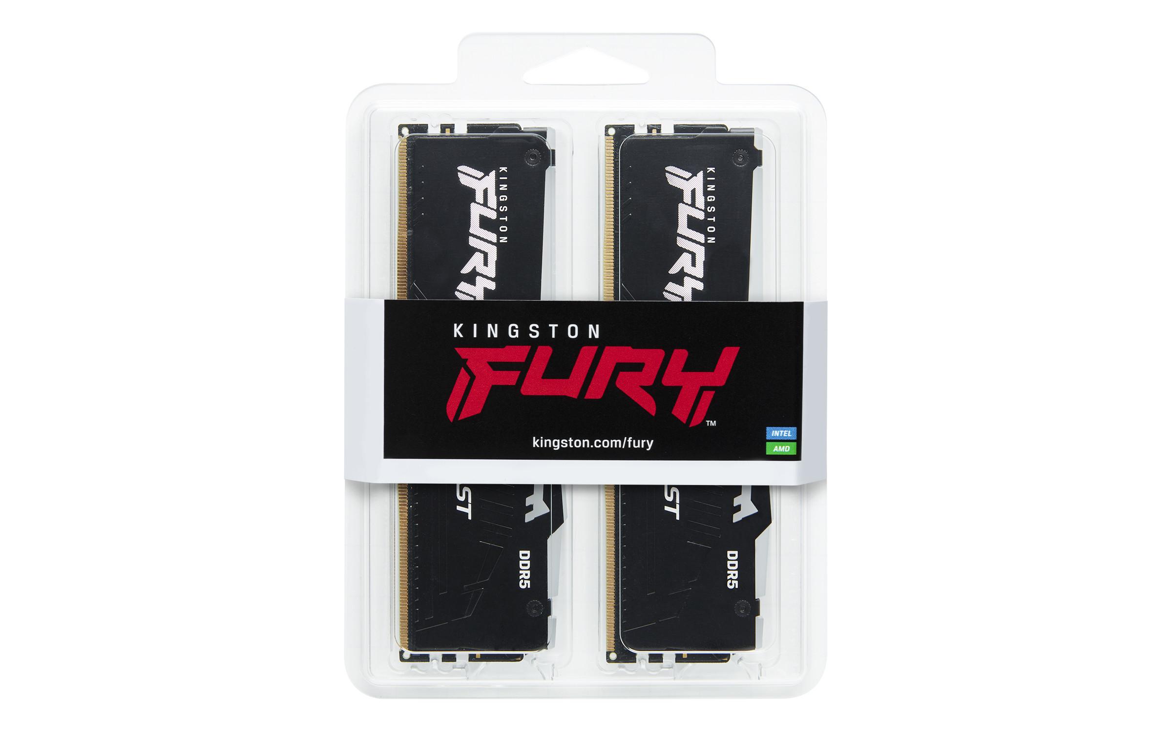 Kingston  FURY Beast RGB (2 x 16GB, DDR5-5200, DIMM 288 pin) 