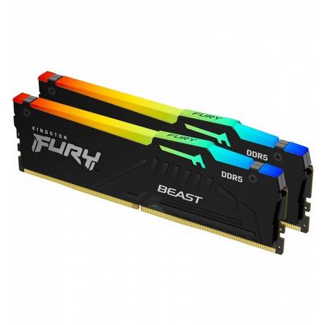 Kingston  FURY Beast RGB (2 x 16GB, DDR5-5200, DIMM 288 pin) 