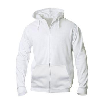 Basic Hoodie mit durchgehendem Reißverschluss