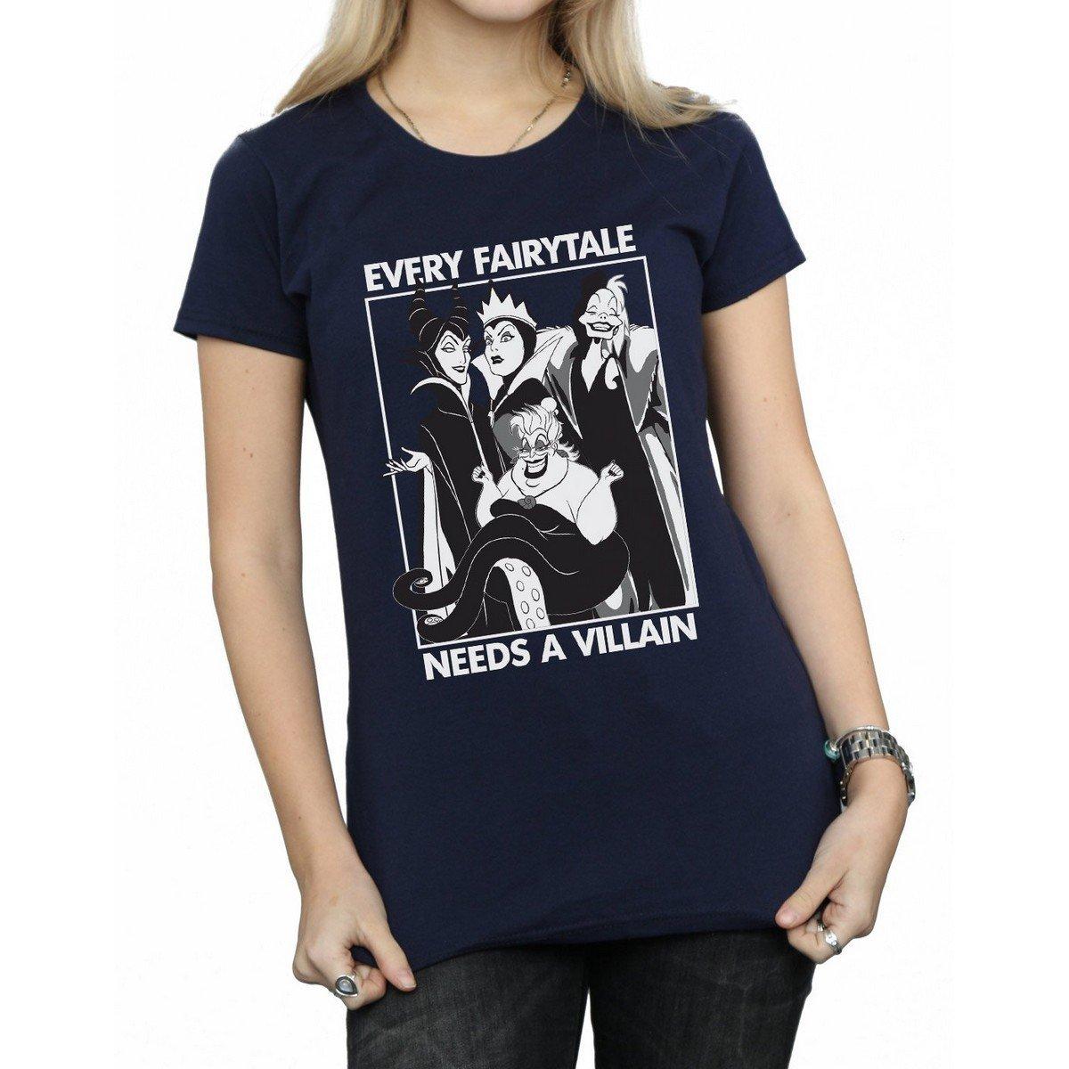 Image of Every Fairy Tale Needs A Villain Tshirt Unisex Marine 152-158