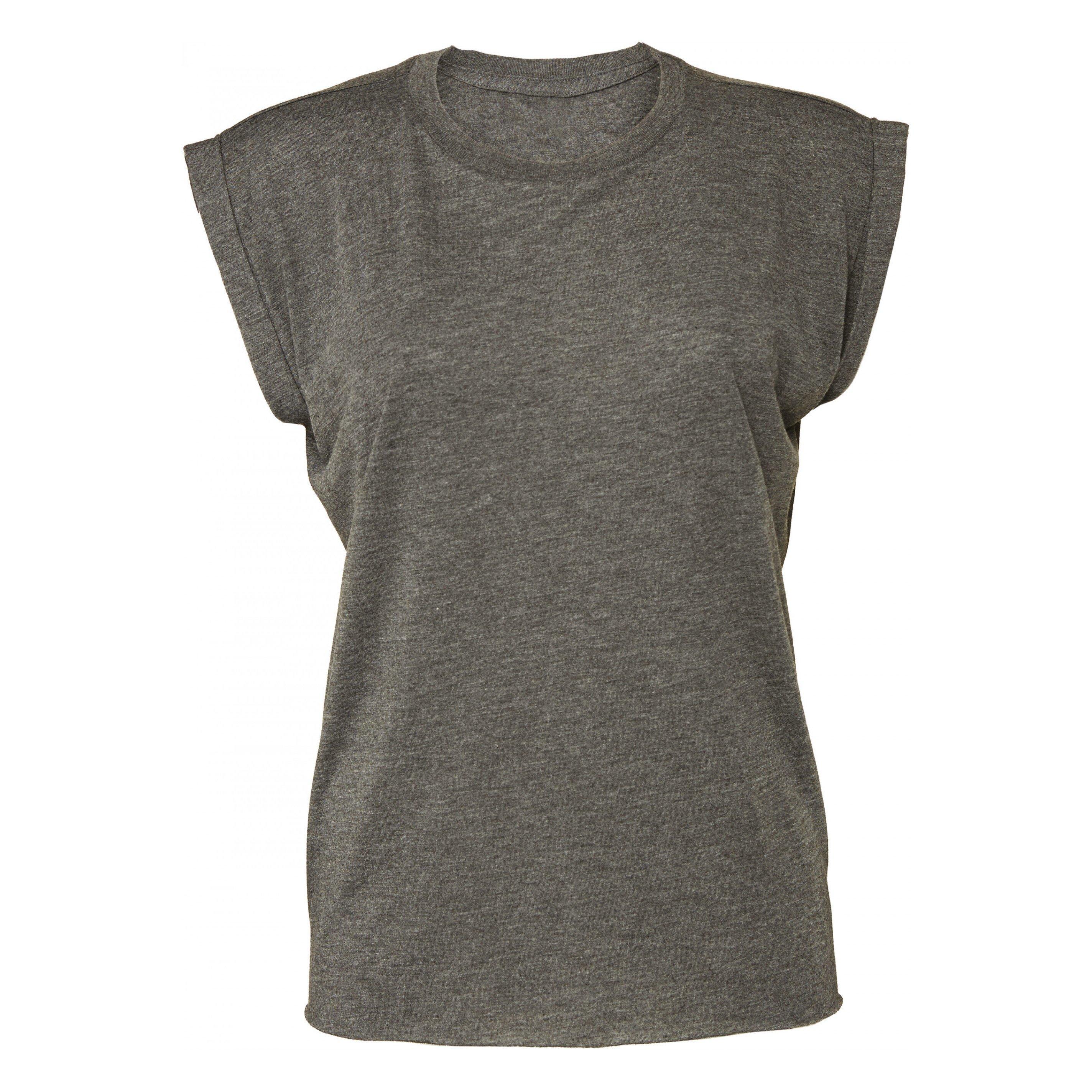 Image of T-shirt Mit Rollärmeln, Flowy Damen L