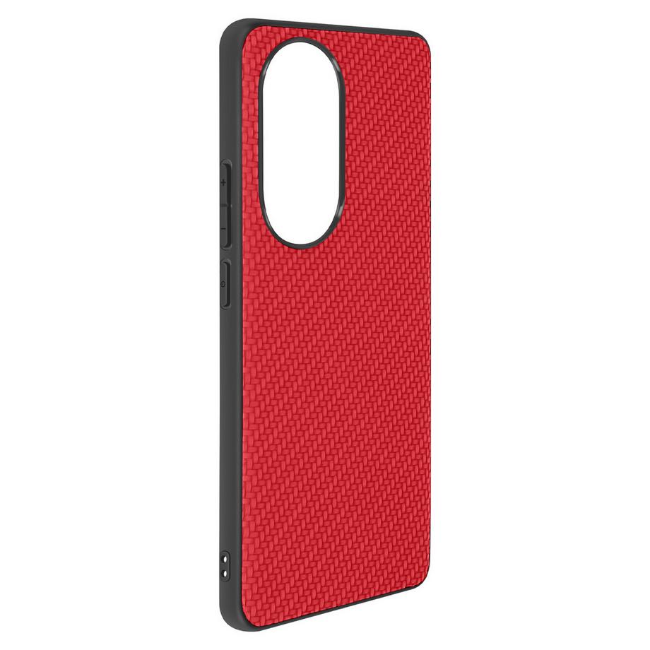 Avizar  Cover Oppo Reno 10/10 Pro rossa carbonio 