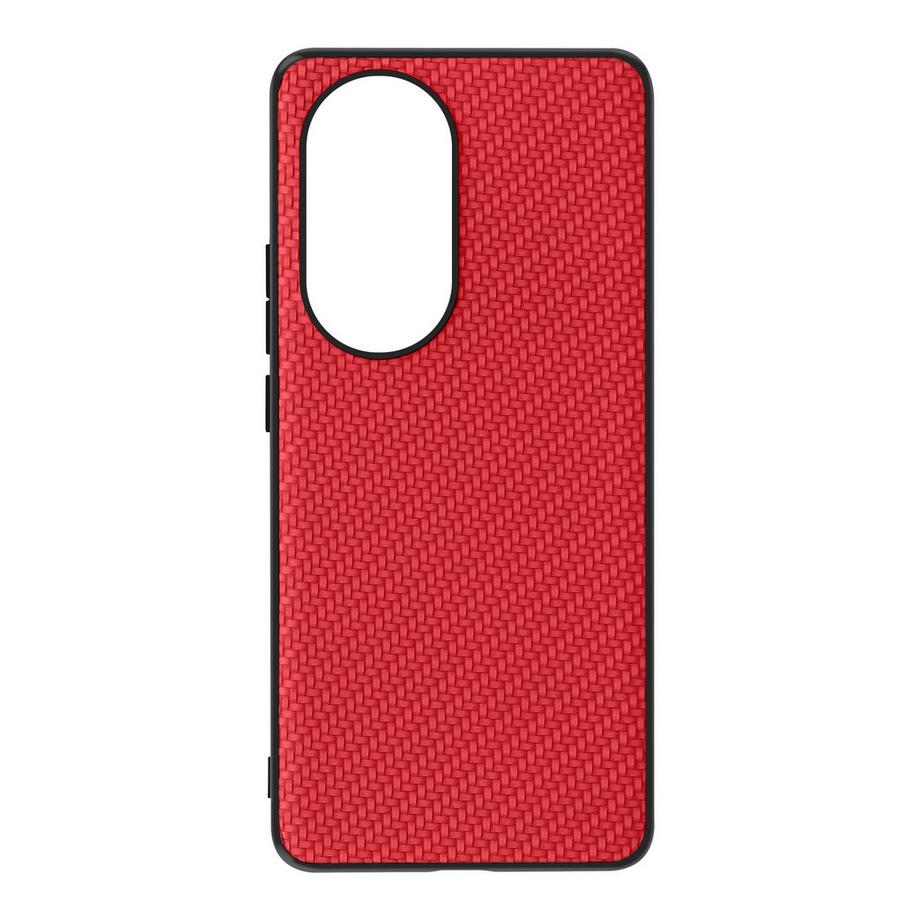Avizar  Cover Oppo Reno 10/10 Pro rossa carbonio 