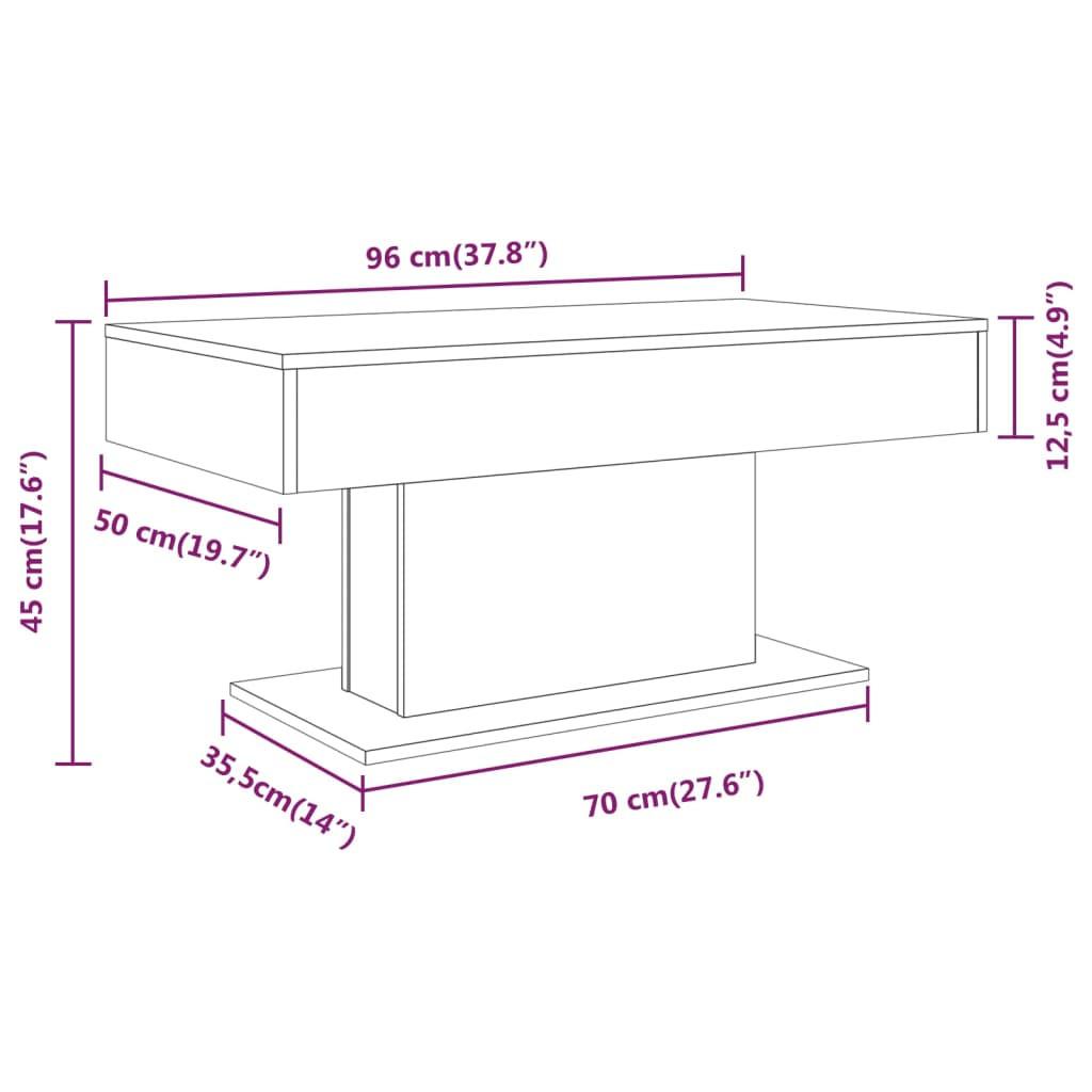 VidaXL Couchtisch holzwerkstoff  