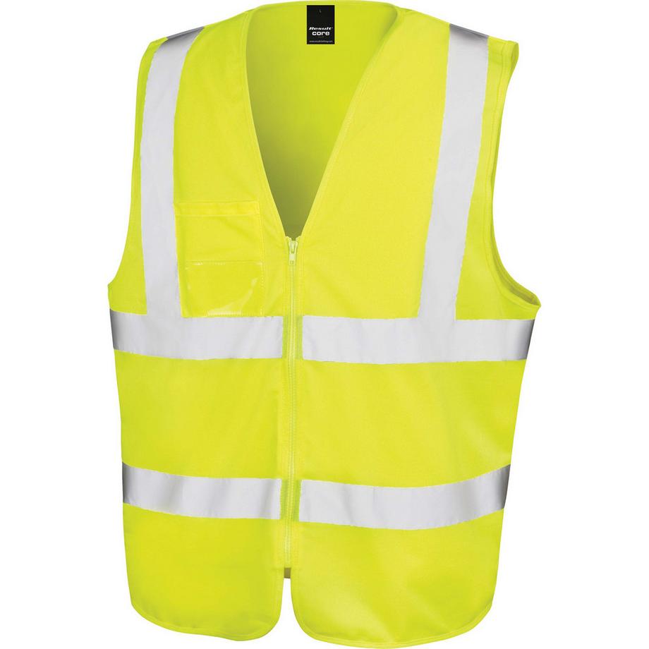 gilet de sécurité zippé