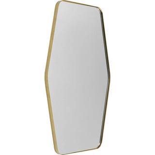 KARE Design Miroir mural Forme Hexagone Laiton 64x95  