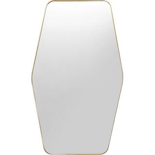 KARE Design Wandspiegel Shape Hexagon Brass 64x95  