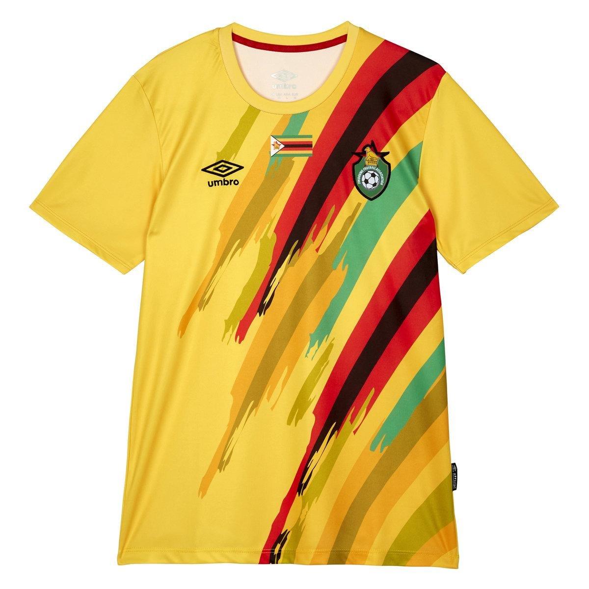 Image of Heimtrikot 2122, Simbabwischer Fußballverband Unisex Gelb L