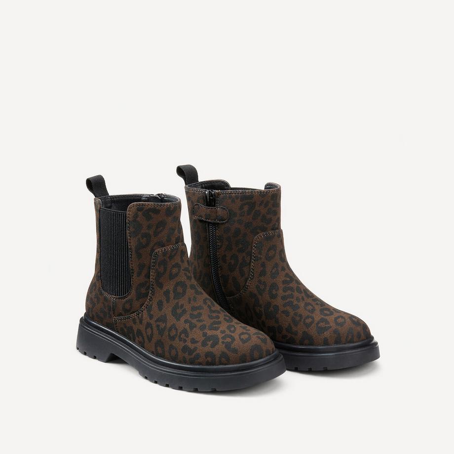 Bottines chelsea léopard