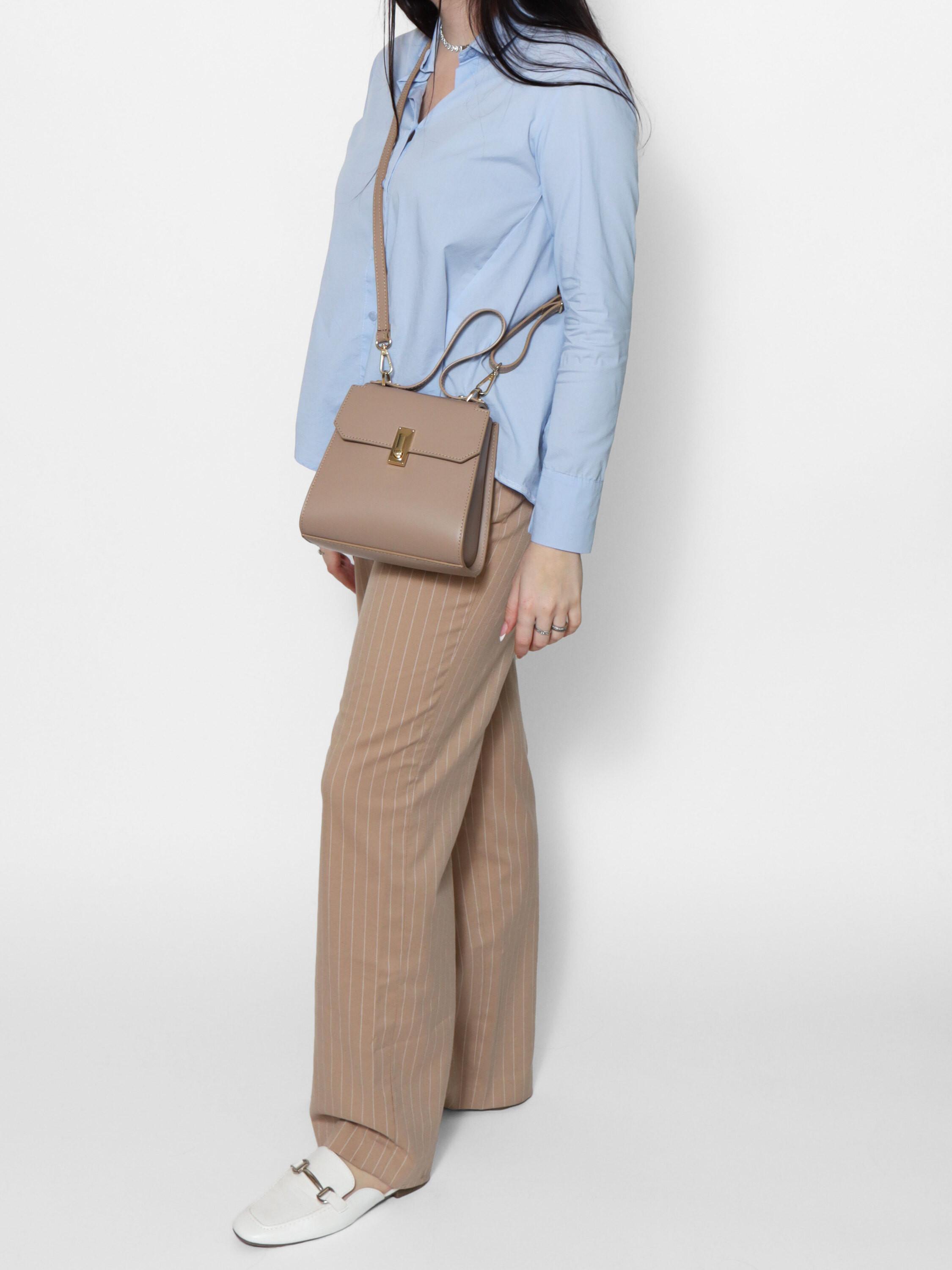 Viola Castellani Handtasche mit Drehverschluss  