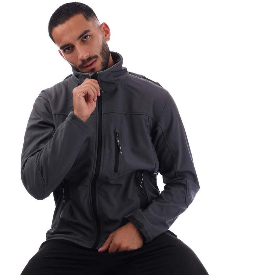 Trespass Softshelljacke mit abnehmbarer Kapuze  