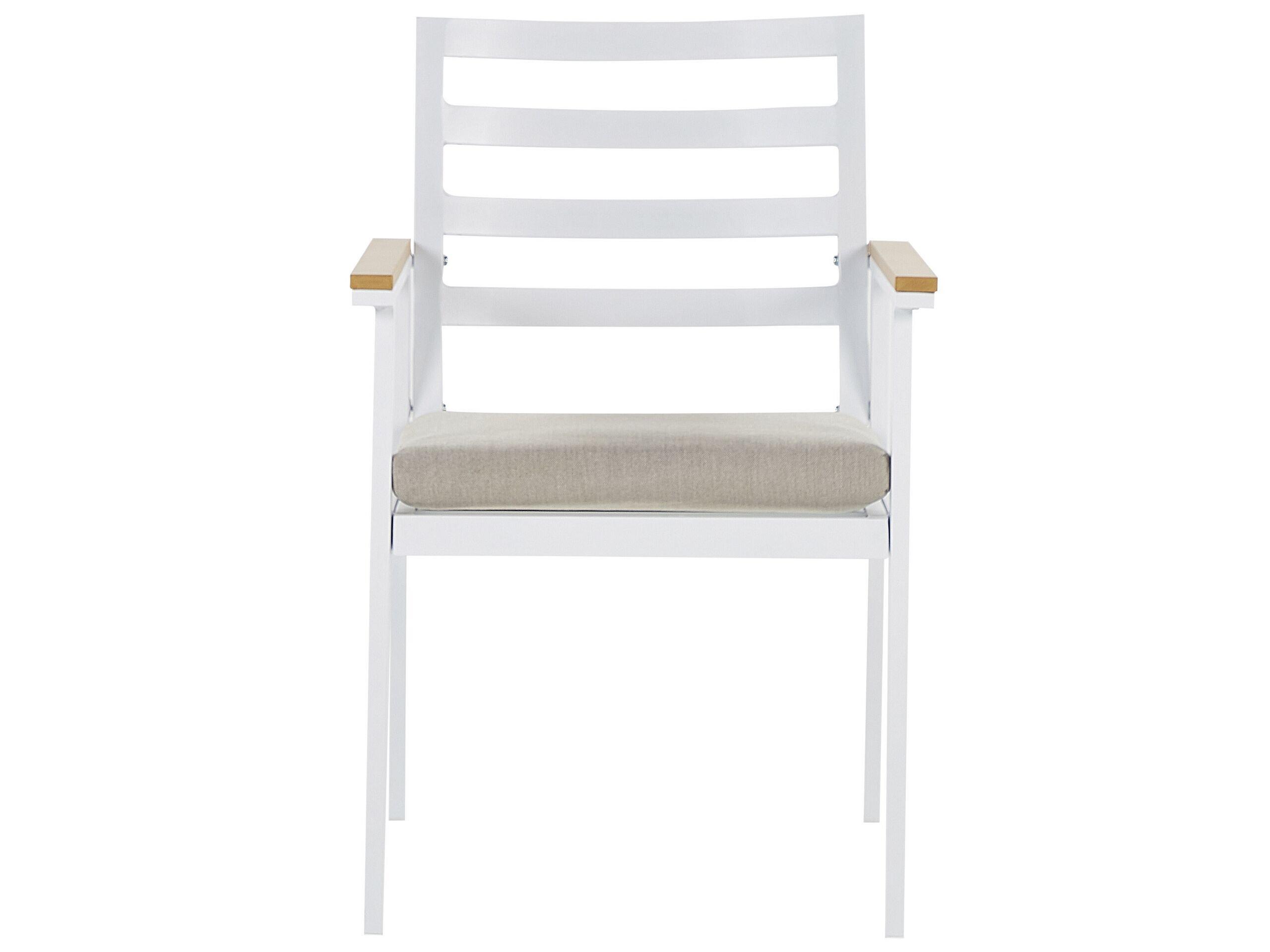 Beliani Lot de 4 chaises en Aluminium Moderne CAVOLI  