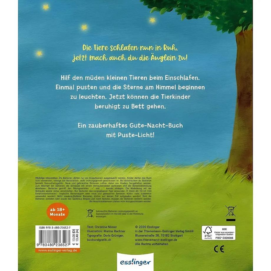 Mein Puste-Licht-Buch: Wenn im Dunkeln Sterne funkeln X Gebundene Ausgabe 