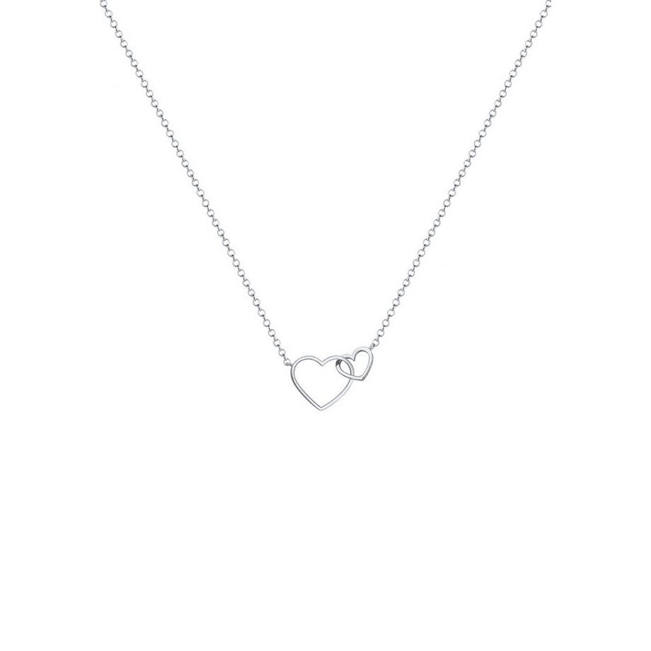 Elli  Collier Femmes Pendentif Coeur Entrelacé 