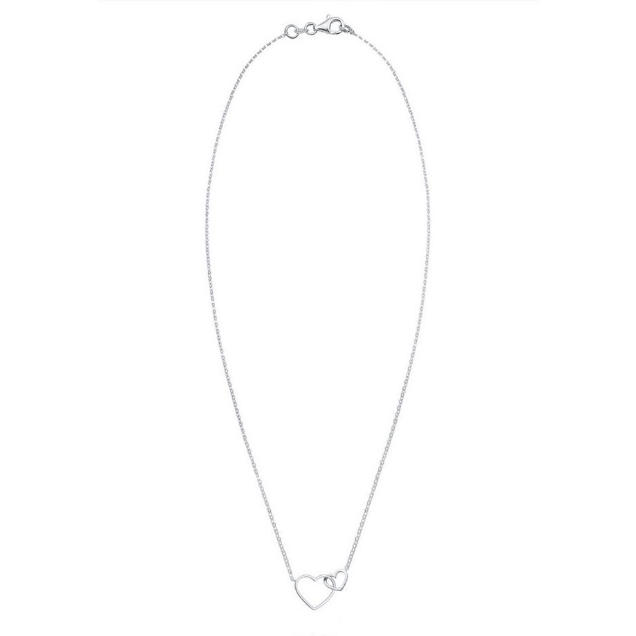 Elli  Collier Femmes Pendentif Coeur Entrelacé 
