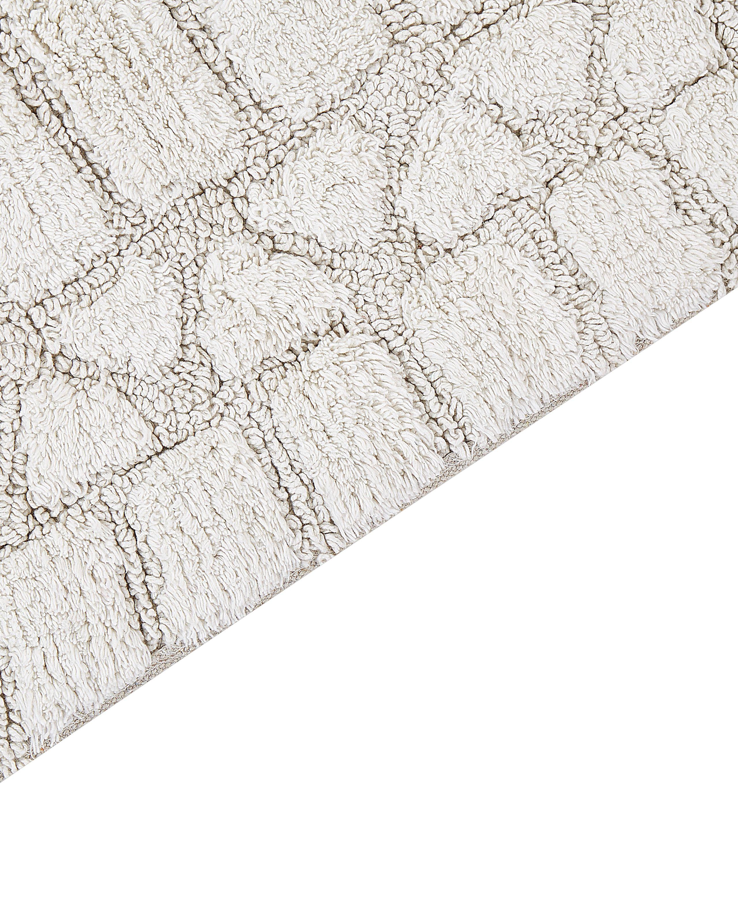 Beliani Tapis de bain en Coton Moderne TEKKE  