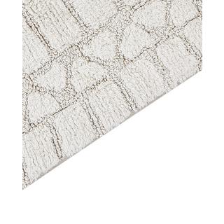 Beliani Tapis de bain en Coton Moderne TEKKE  