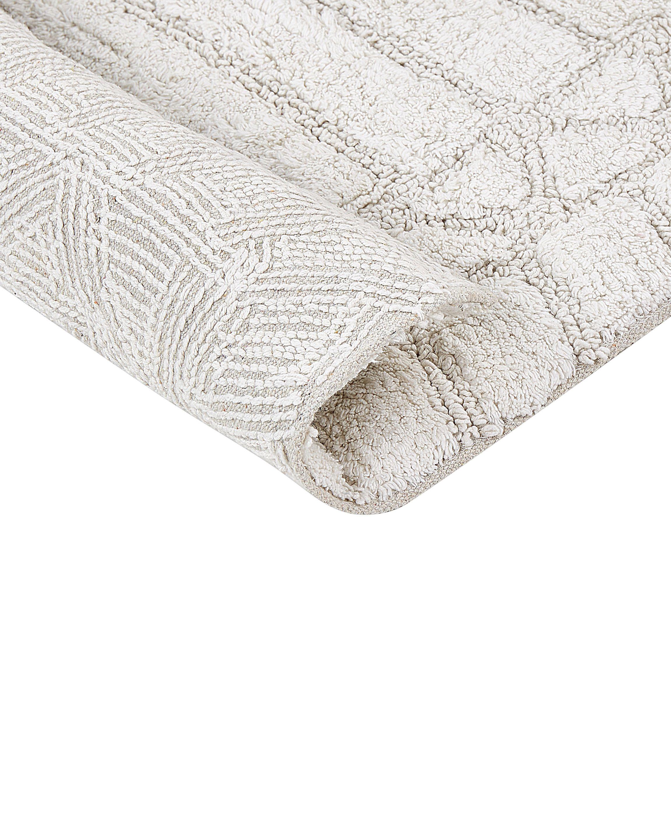 Beliani Tapis de bain en Coton Moderne TEKKE  