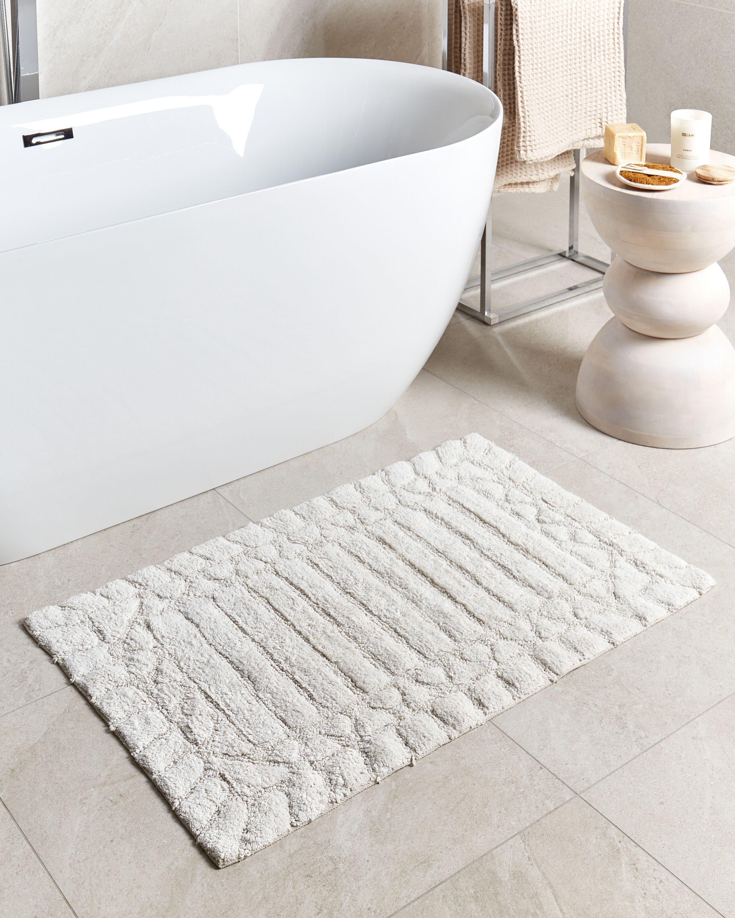 Beliani Tapis de bain en Coton Moderne TEKKE  