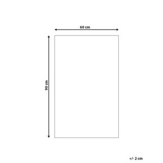 Beliani Tapis de bain en Coton Moderne TEKKE  