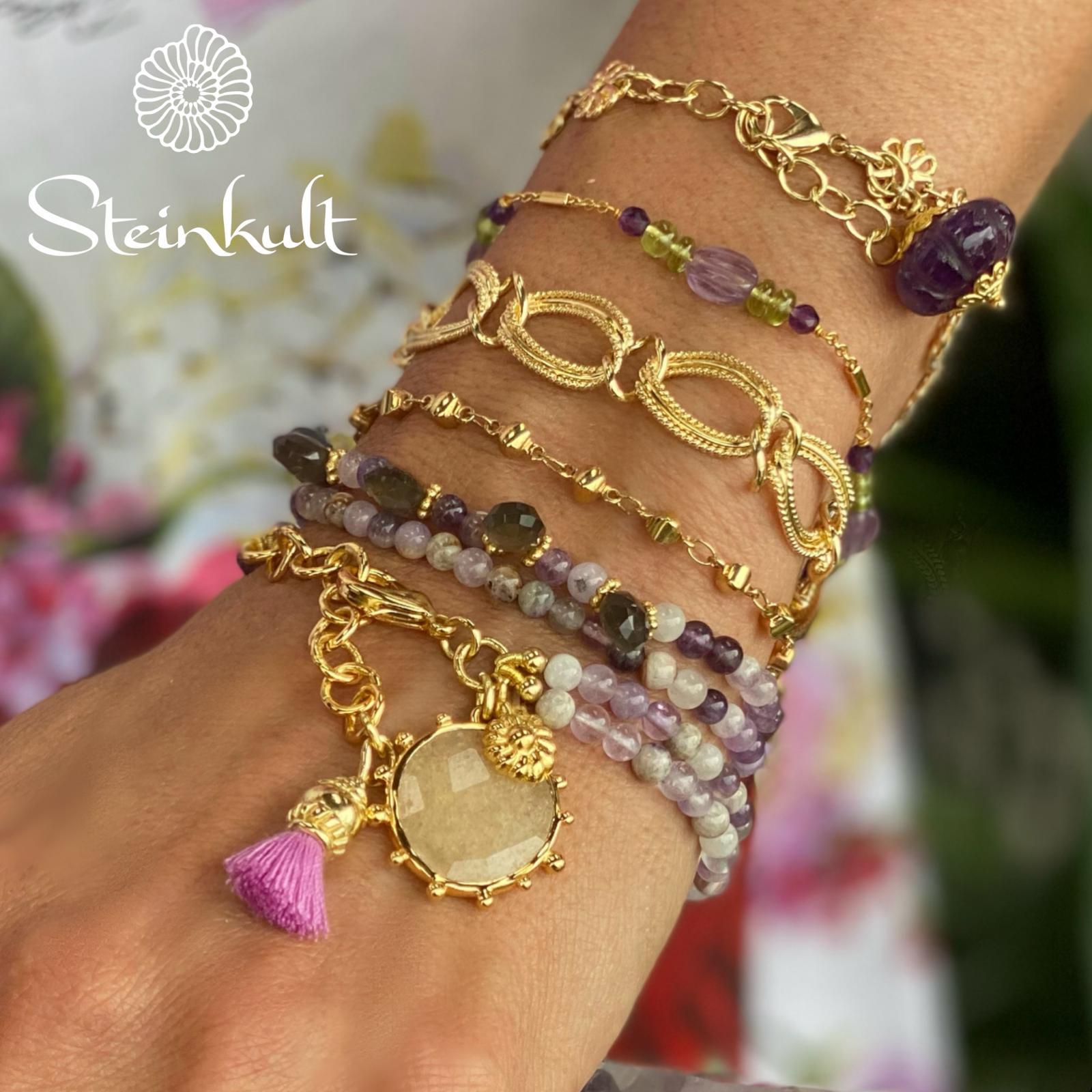 Steinkult  Armband versilbert "Lana" 