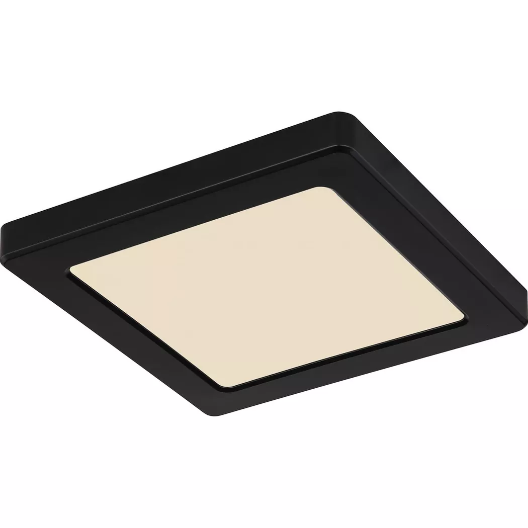 mutoni – Deckenleuchte Lasse Kunststoff LED 16×16, One Size, Schwarz
