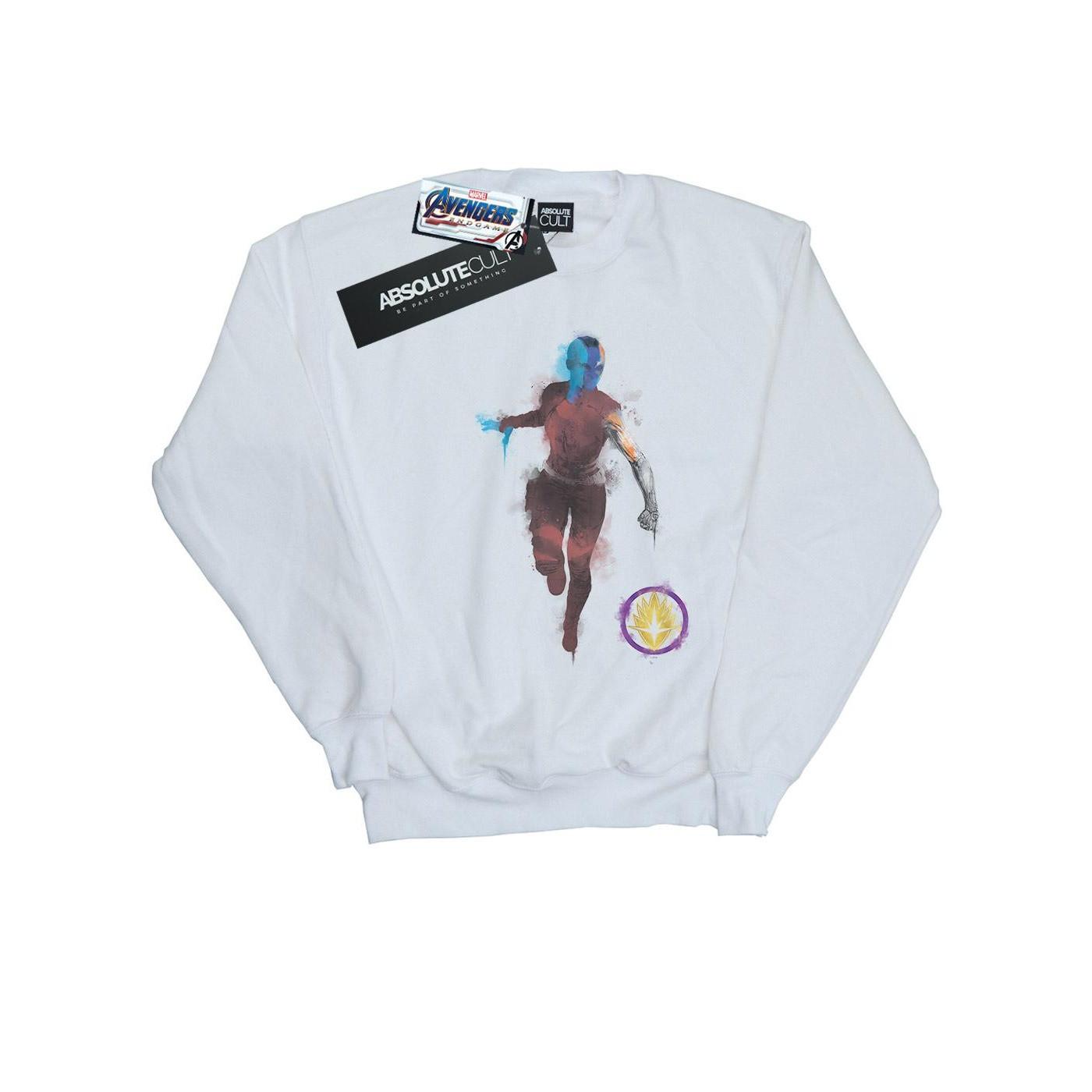 Image of Avengers Endgame Painted Nebula Sweatshirt Mädchen Weiss 116