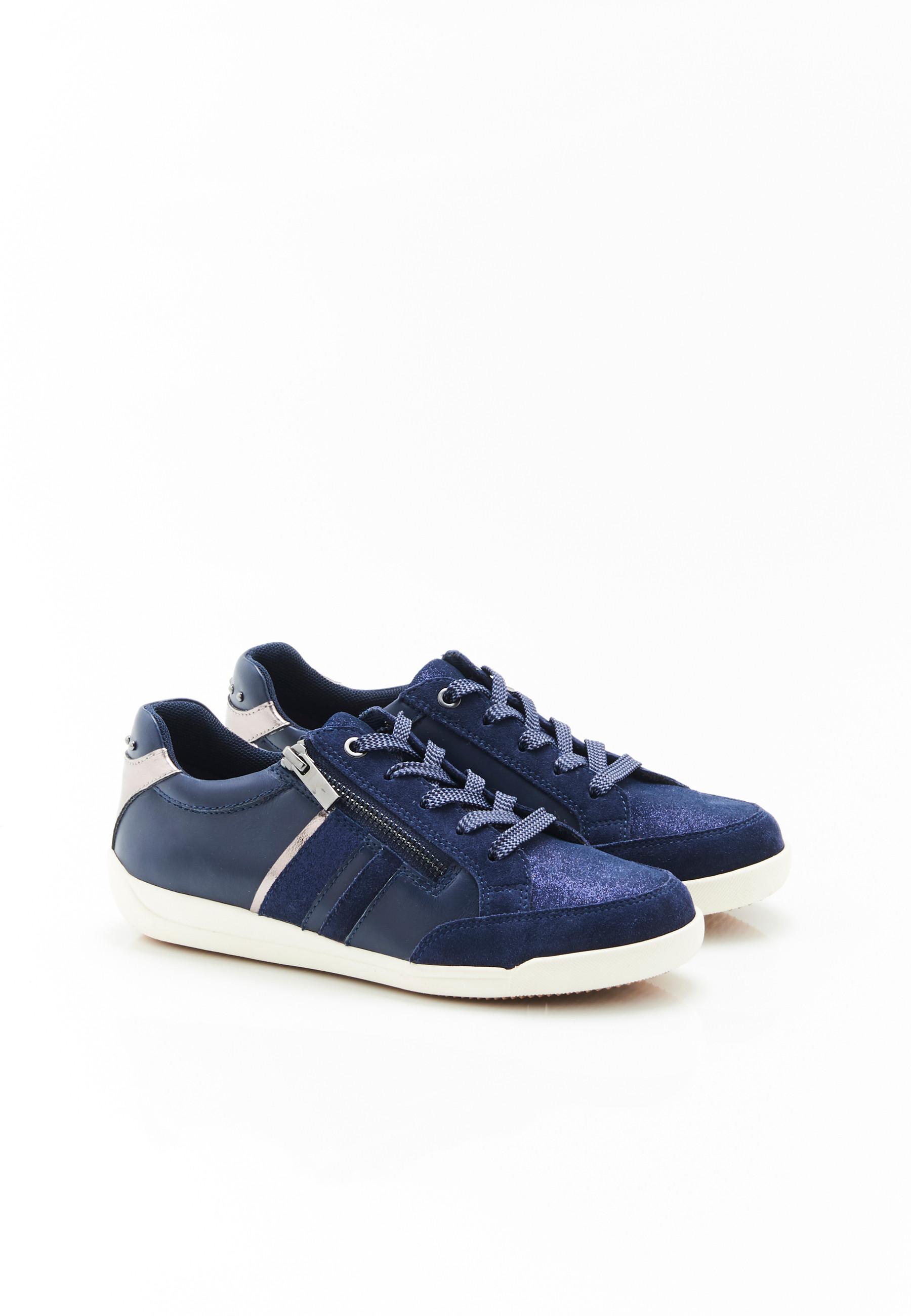 Image of Sneakers Mit Glänzenden Und Schillernden Details Amortyl Damen Blau 39