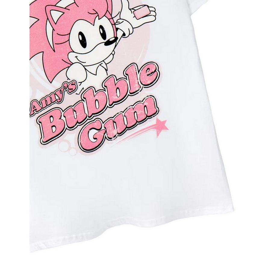 Sonic The Hedgehog Amy's Bubblegum T-Shirt Manches Courtes  