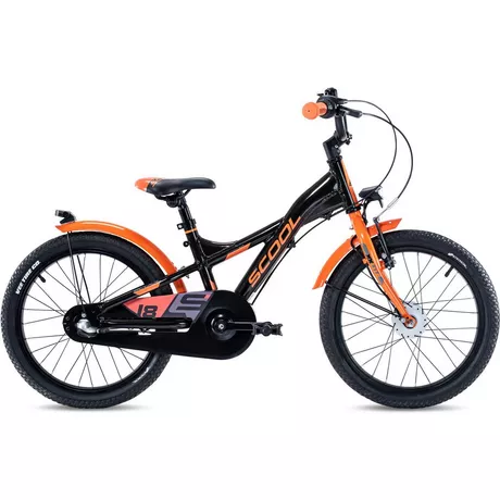 S'Cool  S'COOL | Kindervelo 18" | XXlite street | schwarz, orange 