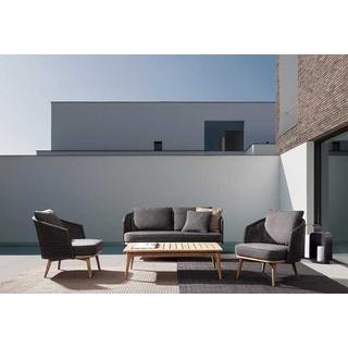 mutoni Gartensofa Ninfa Dark 2-3 Sitzer mit Kissen  