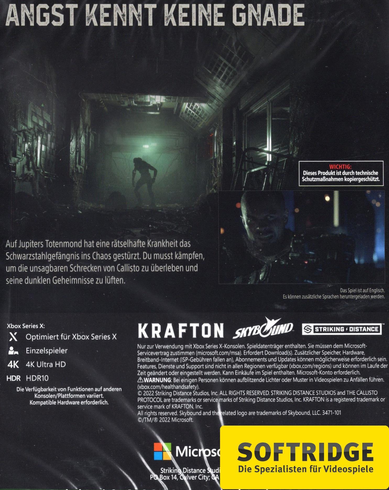 Skybound  The Callisto Protocol - Day One Edition 