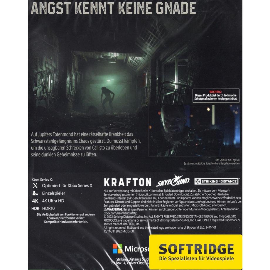 Skybound  The Callisto Protocol - Day One Edition 