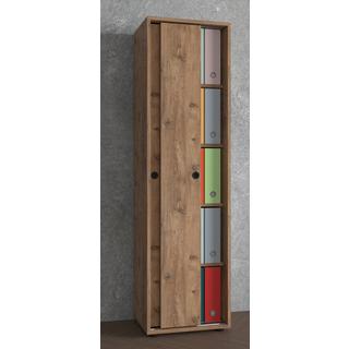 VCM Armoire de bureau Livres Classeurs Meuble de bureau Armoire Ulas 5 portes coulissantes  