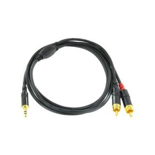 Cordial  Cordial CFY 6 WCC Audio-Kabel 6 m 2 x RCA 3.5mm Schwarz 