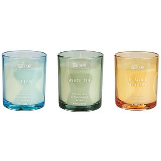 Beliani Set di 3 Candele Profumate en Cera di Soia SHEER JOY  