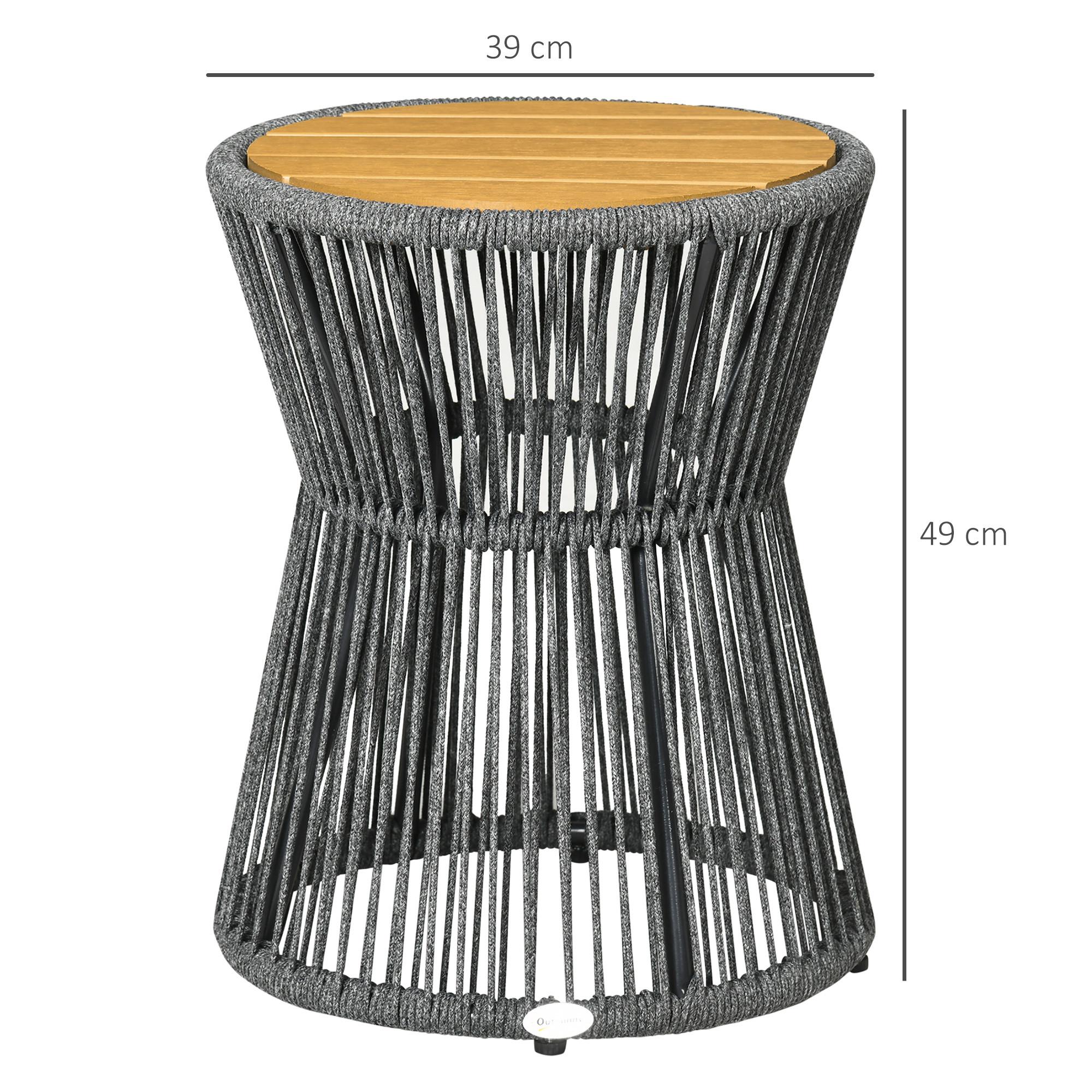 Outsunny Table de balcon  