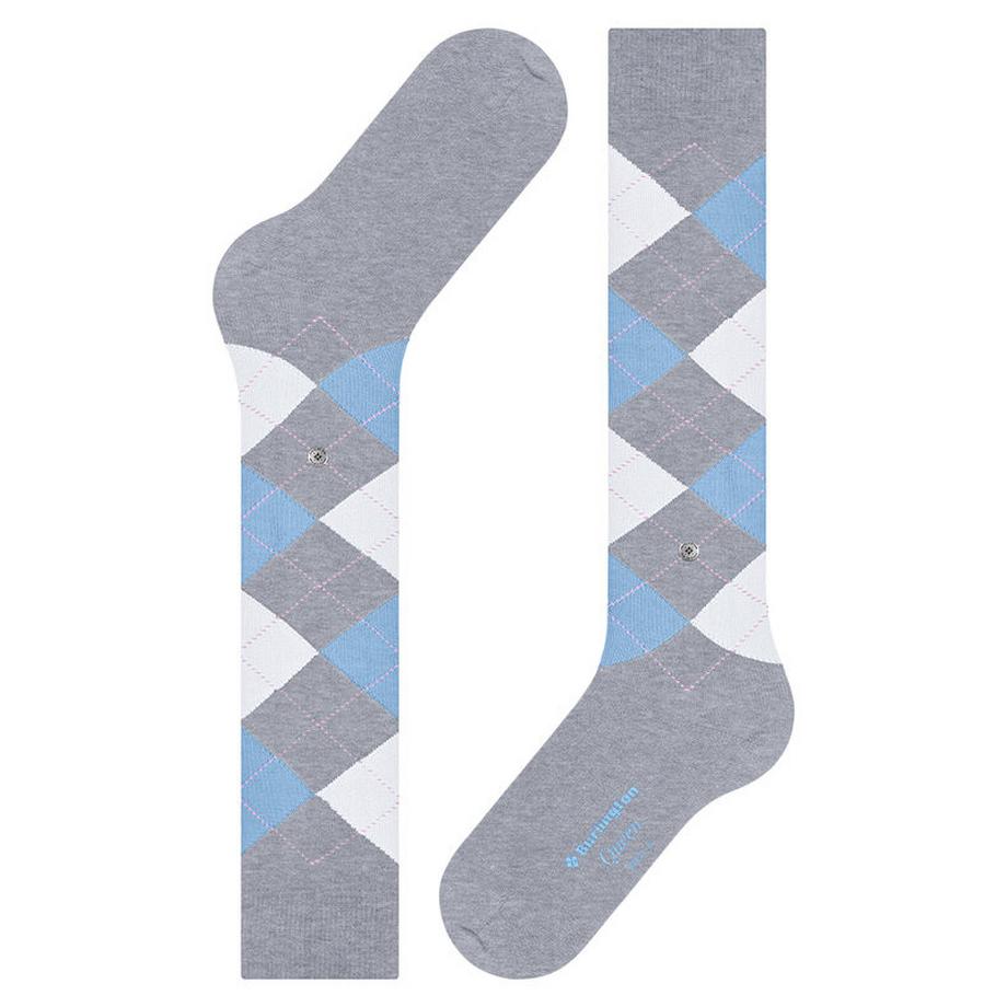 Burlington Queen Chaussettes de genou Argyle  