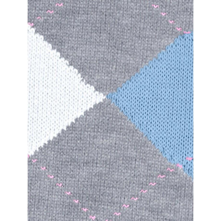 Burlington Queen Chaussettes de genou Argyle  