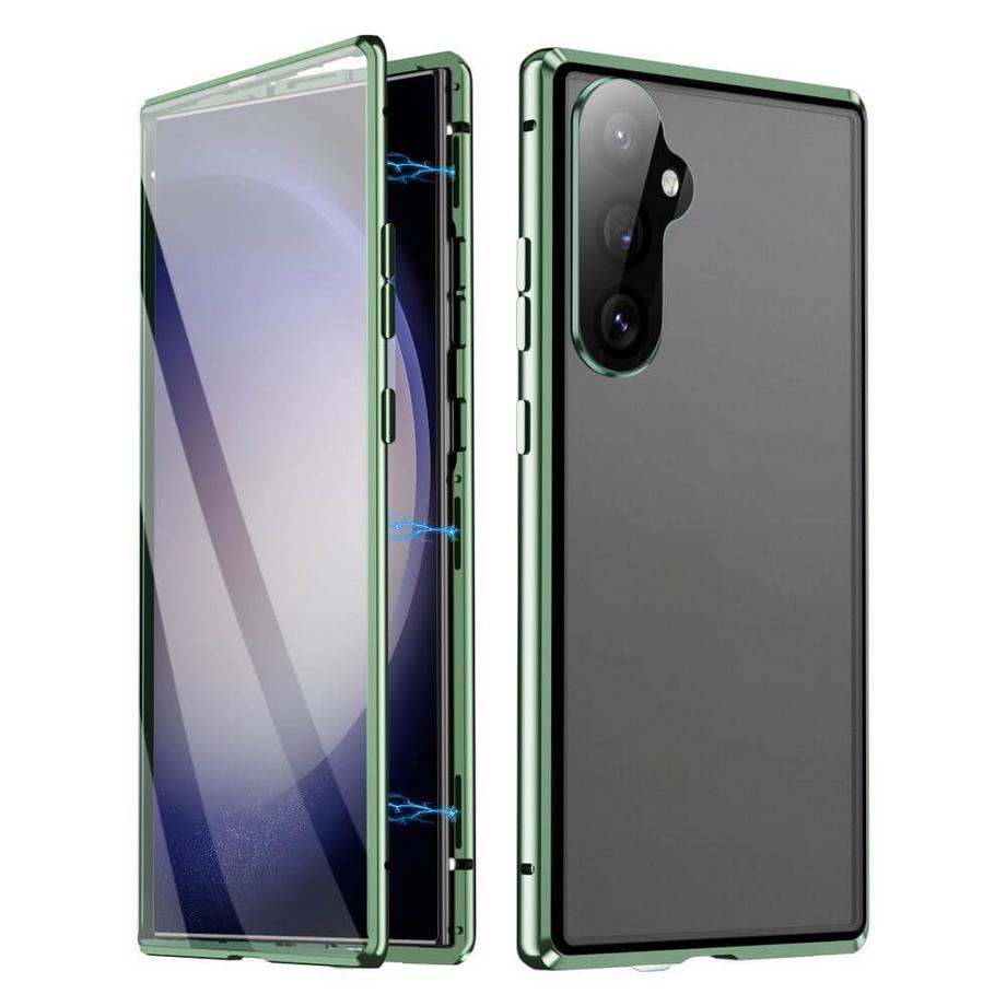 Cover-Discount  Galaxy S25+ Plus - Magnetische 360° Premium Schutzhülle mit Panzerglas 