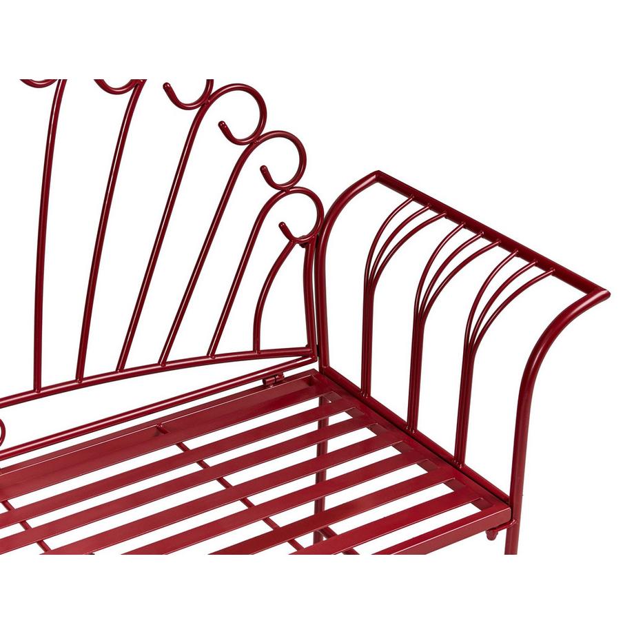 Beliani Panchina da giardino en Ferro Glamour CAVINIA  