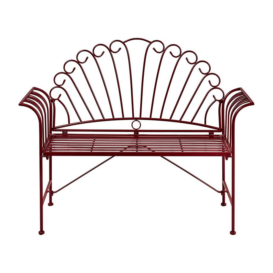 Beliani Panchina da giardino en Ferro Glamour CAVINIA  